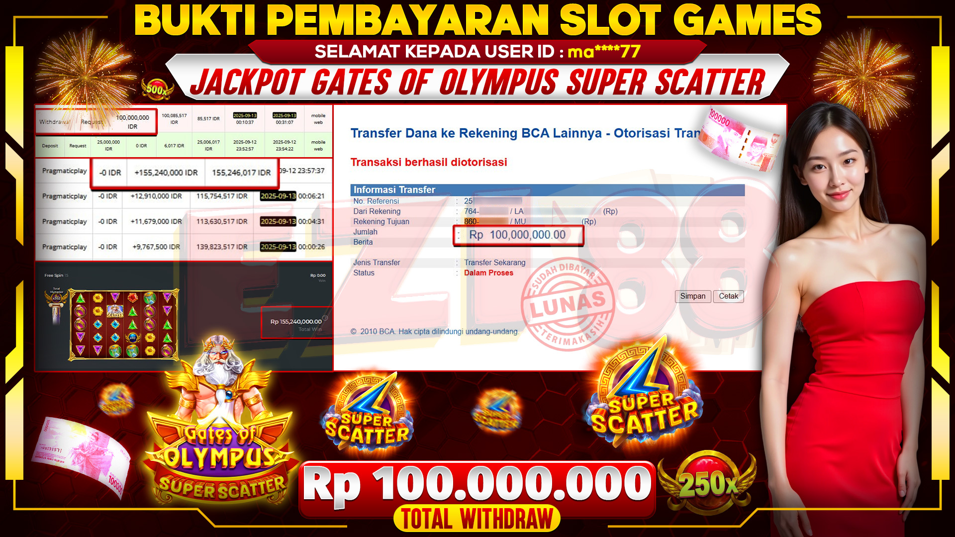 JACKPOT GATES OF OLYMPUS SUPER SCATTER