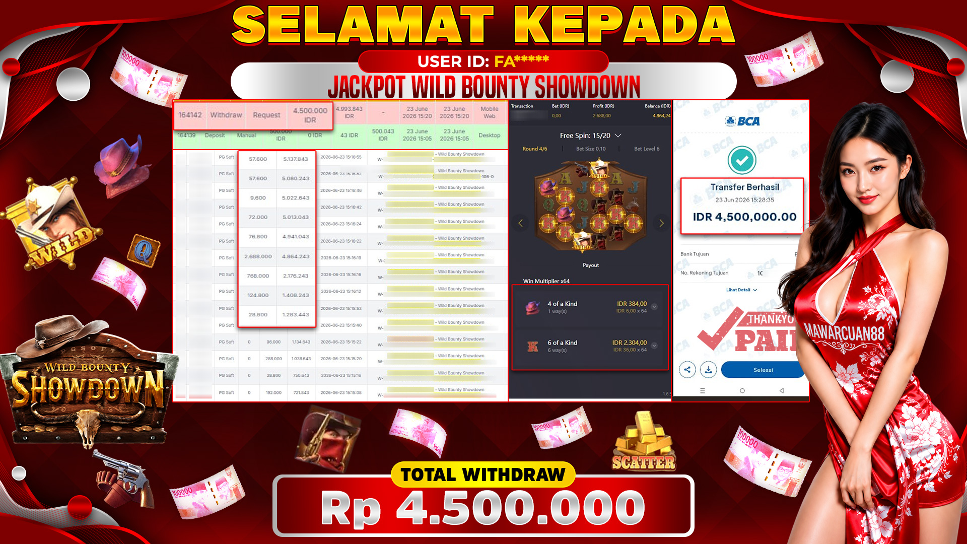JACKPOT WILD BOUNTY SHOWDOWN
