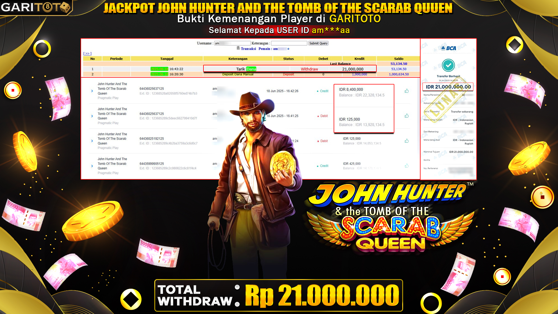 JACKPOT JOHN HUNTER AND THE TOMB OF THE SCARAB QUEEN