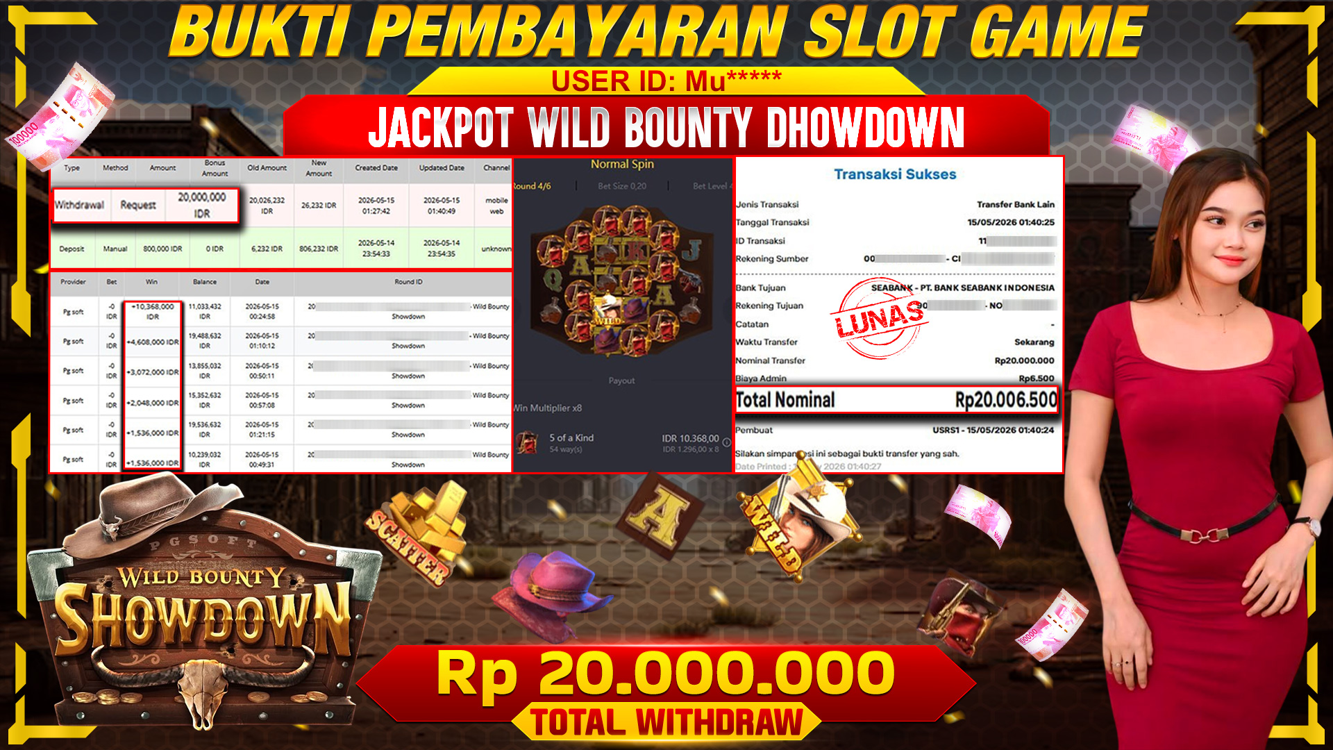 Perburuan Hadiah Dimulai! Wild Bounty Showdown Siap Meledak!