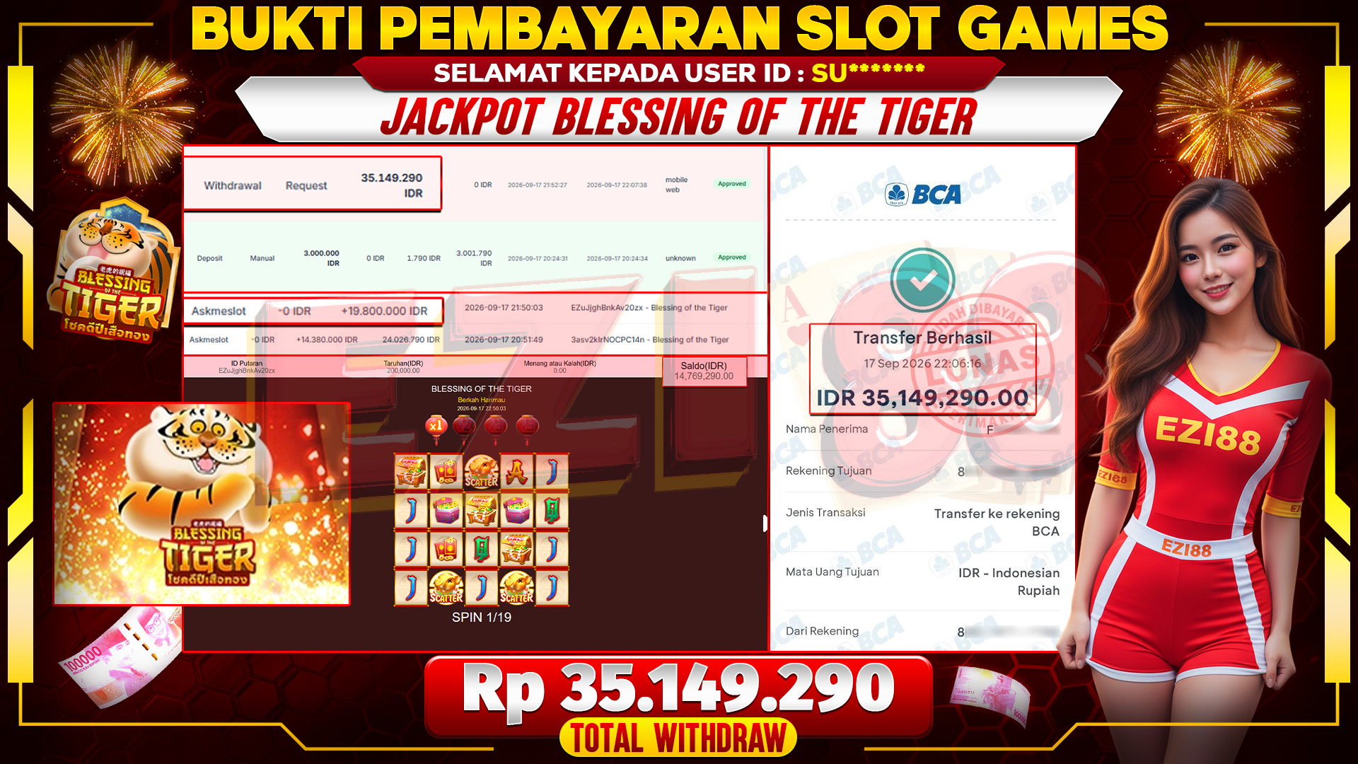JACKPOT BLESSING OF THE TIGER