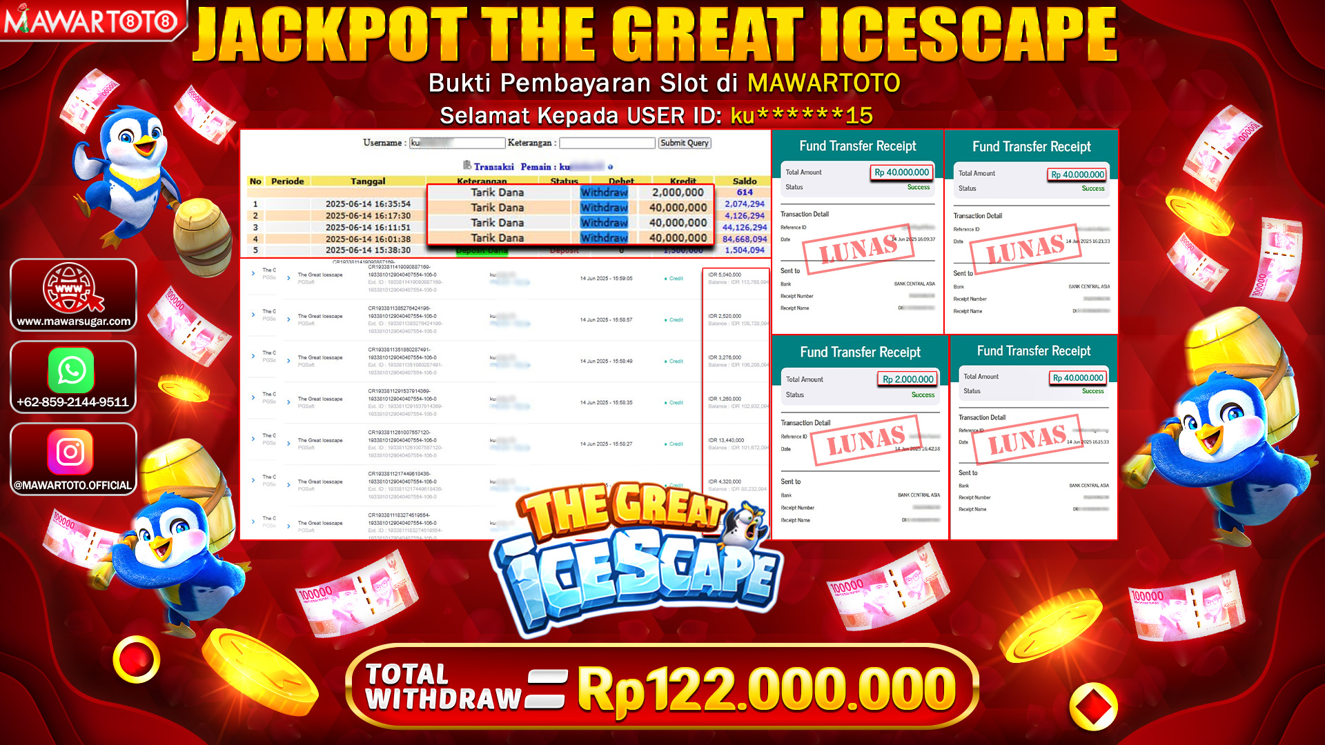 JACKPOT THE GREAT ICESCAPE