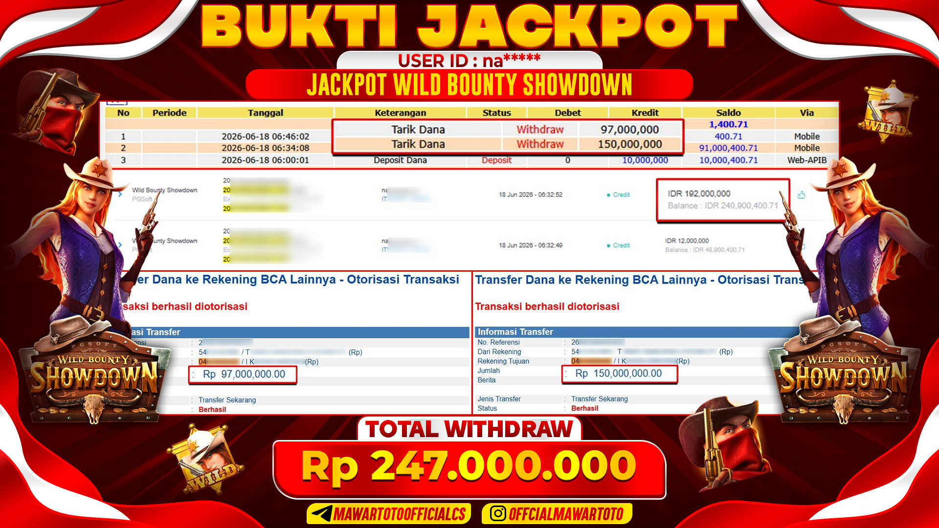 JACKPOT WILD BOUNTY SHOWDOWN