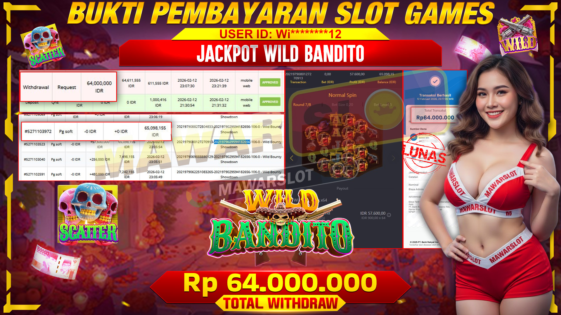 Bandito Datang, Jackpot Tumbang!