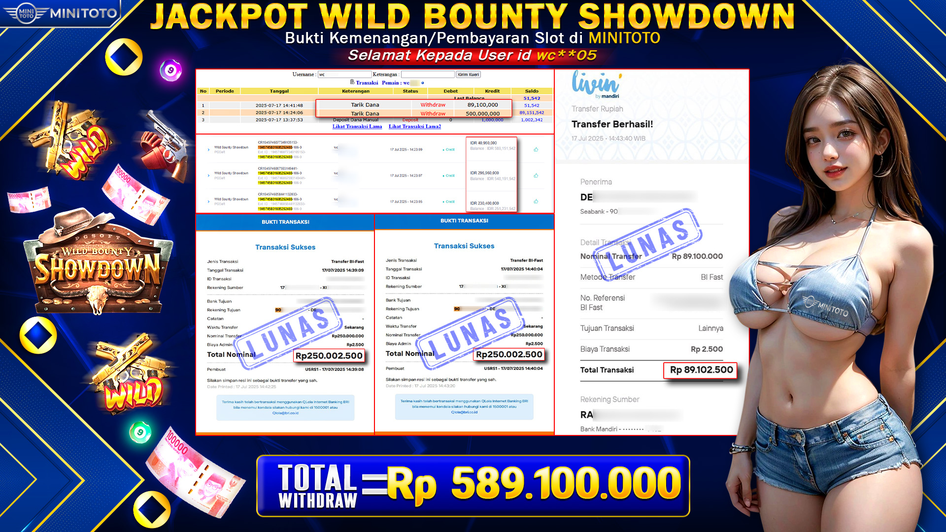 JACKPOT SLOT WILD BOUNTY SHOWDOWN (PG SOFT)