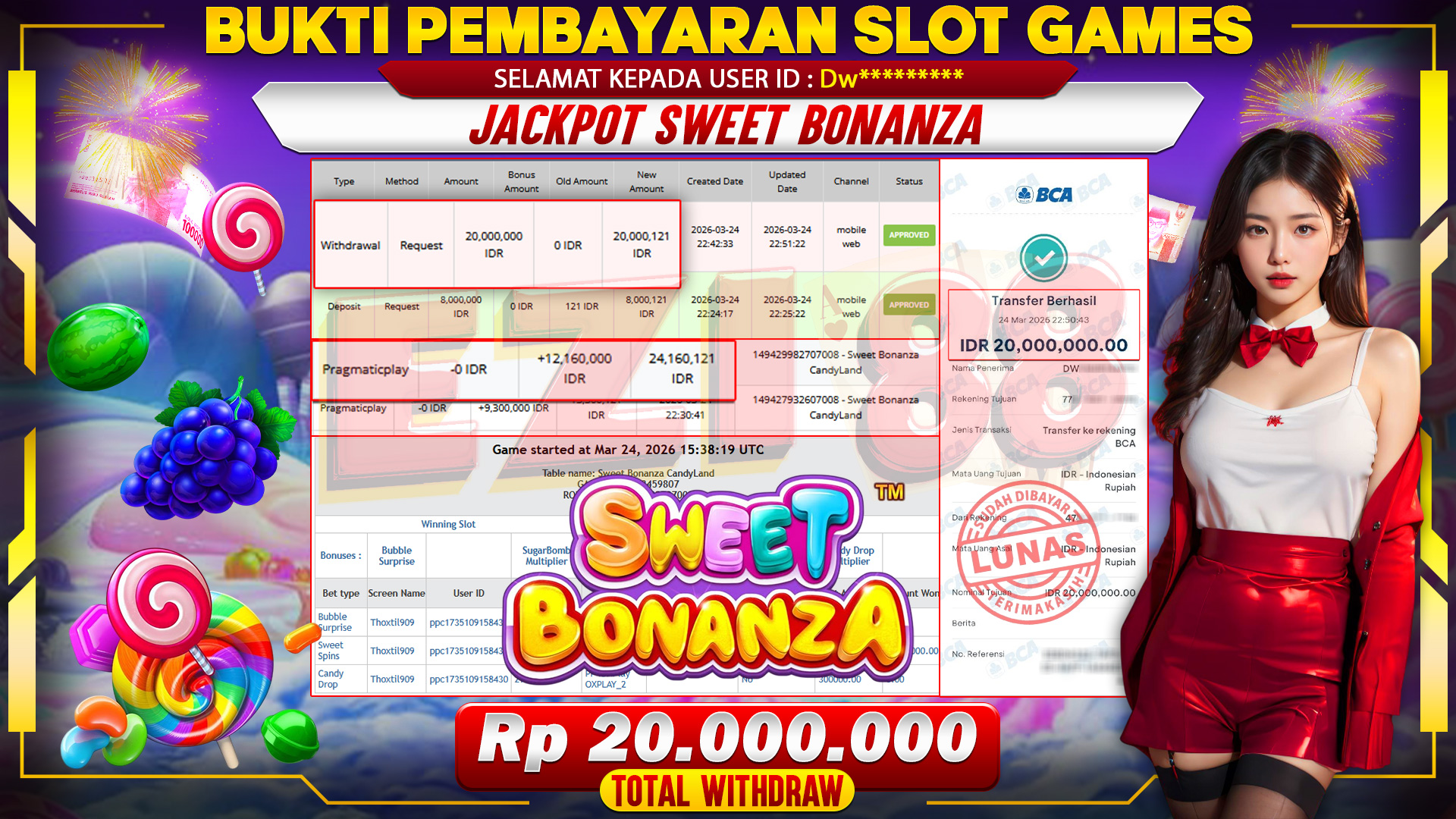 JACKPOT SWEET BONANZA