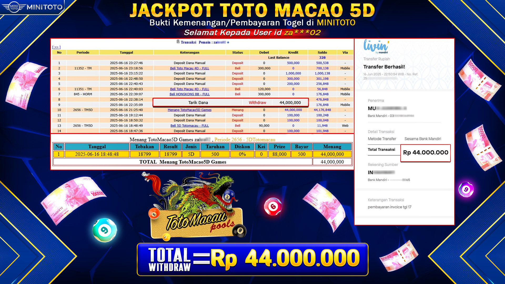 JACKPOT TOTOMACAU 5D 