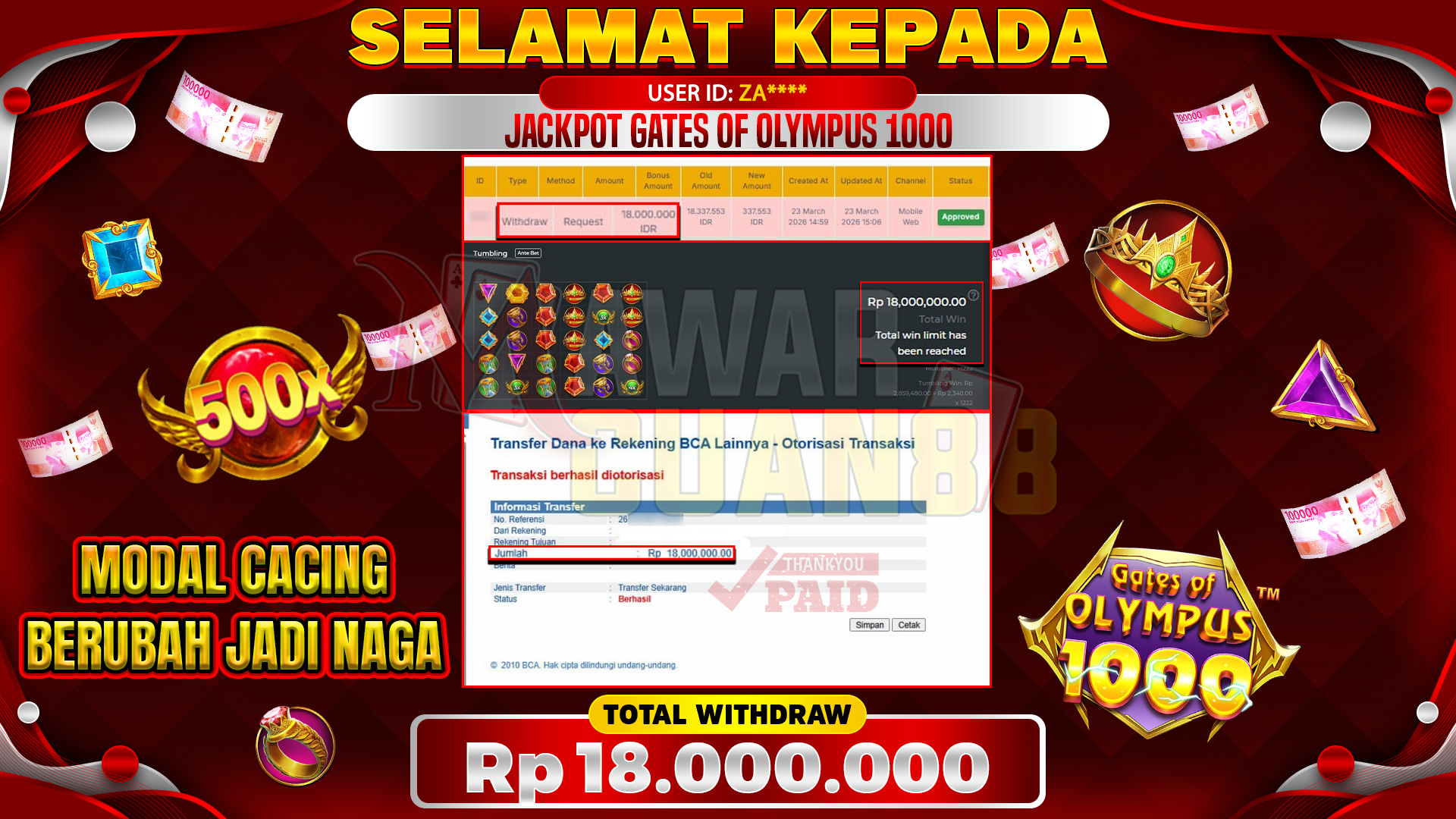 JACKPOT GATES OF OLYMPUS 1000