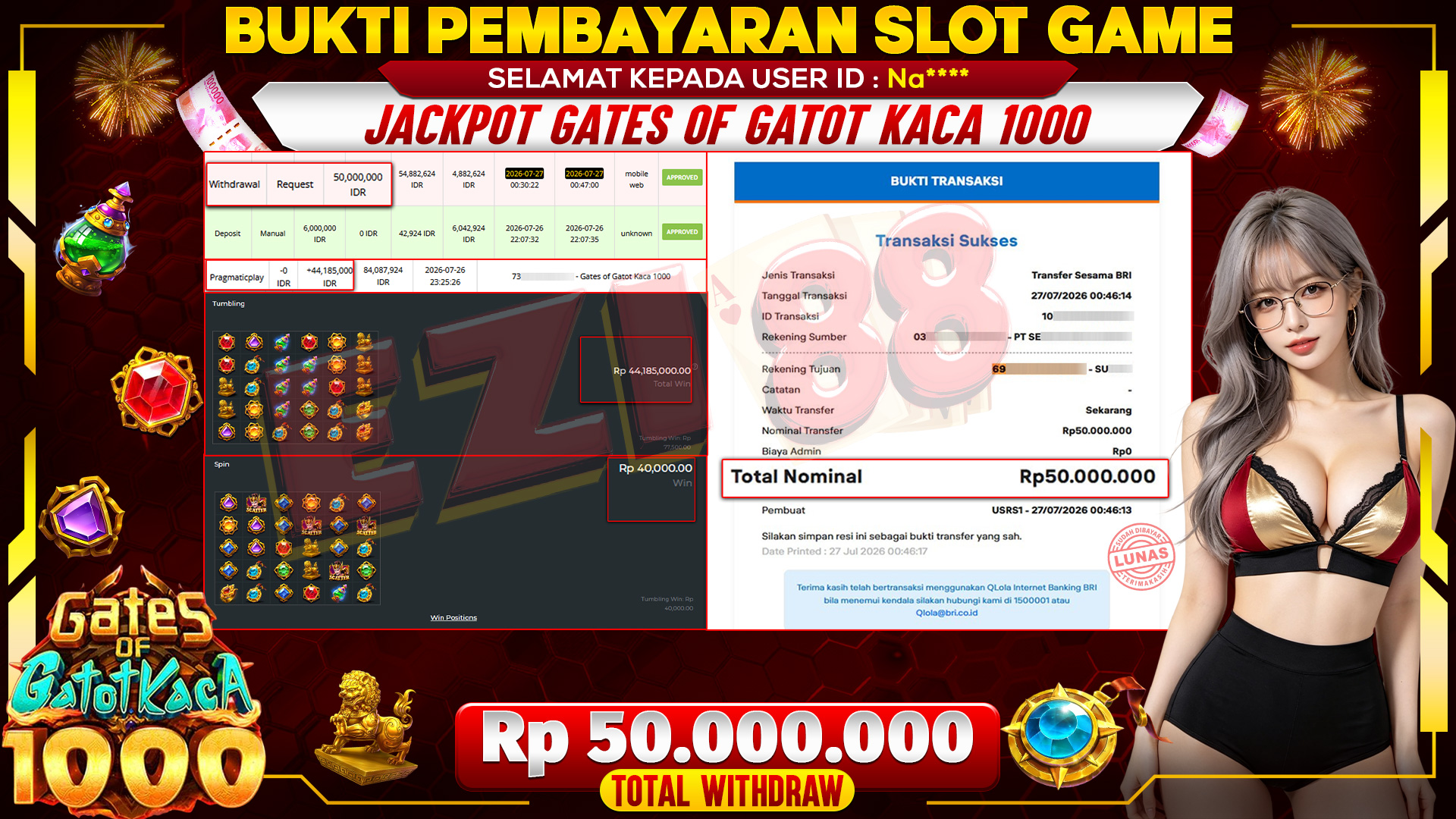 JACKPOT GATES OF GATOT KACA 1000