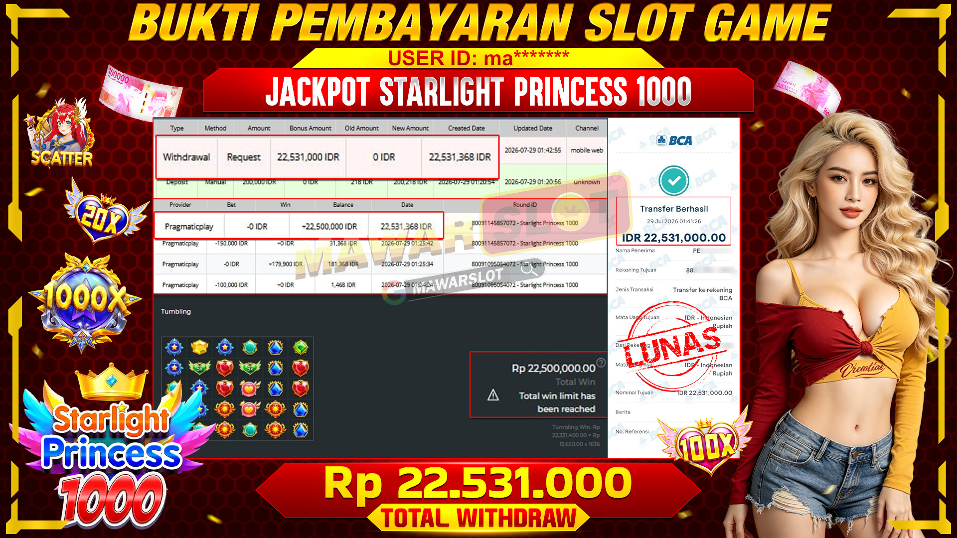 Kecantikan yang Mengguncang Langit: Pesona Starlight Princess Bawa Super Scatter Bikin Dompet Tebal Mendadak!