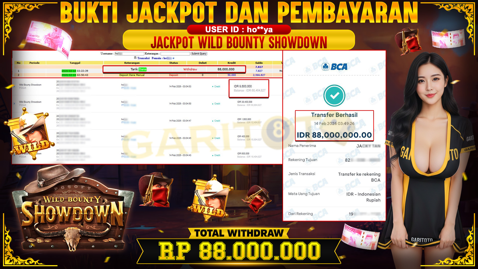 JACKPOT WILL BOUNTY SHOWDOWN