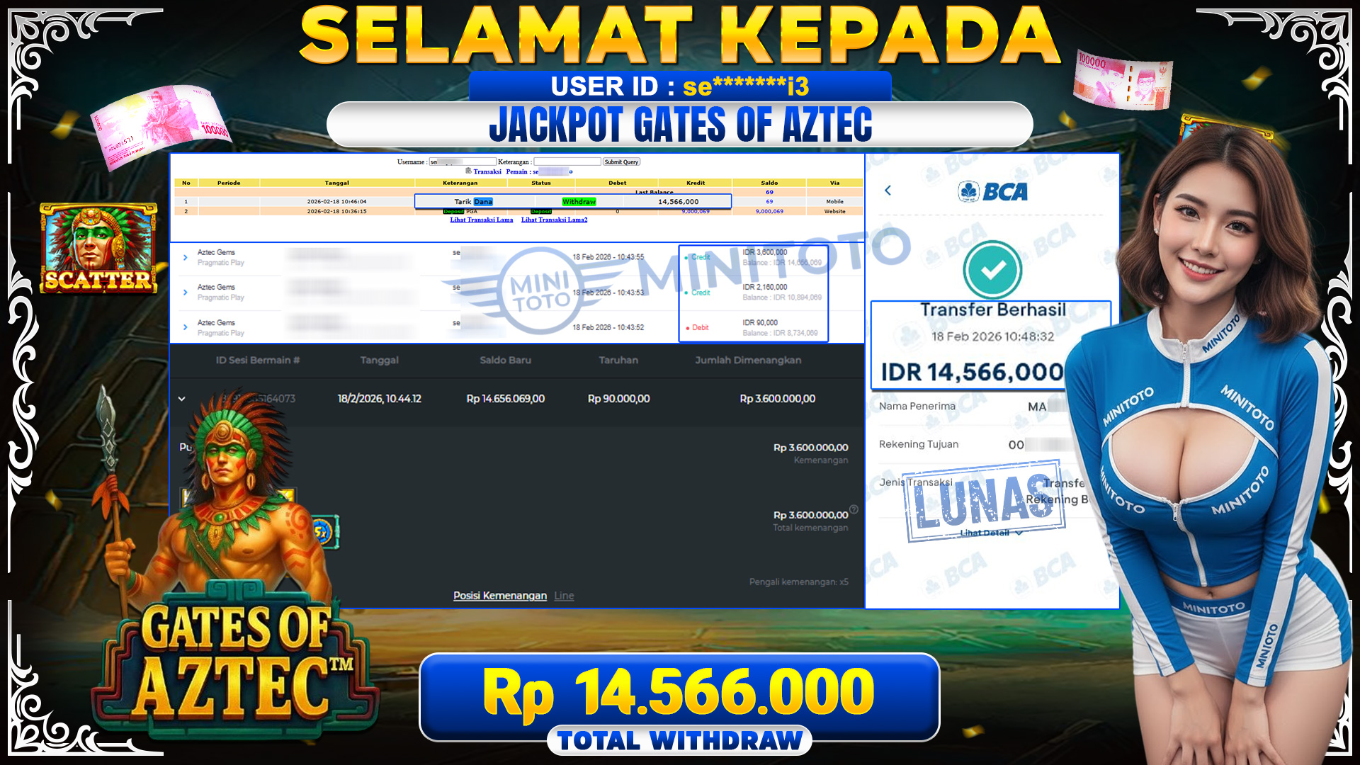 JACKPOT SLOT GATES OF AZTEC