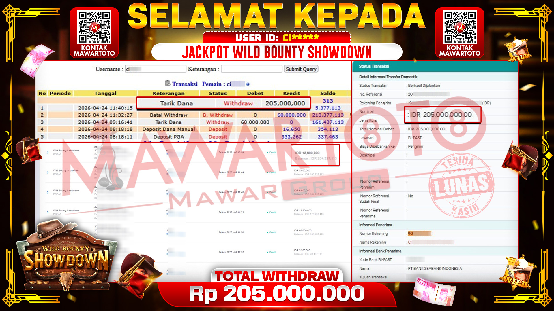 JACKPOT WILD BOUNTY SHOWDOWN