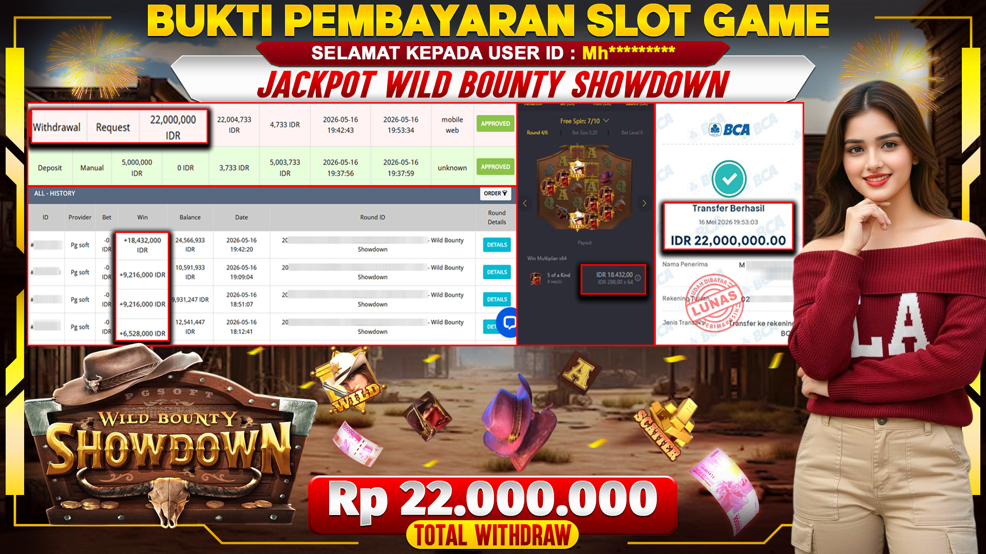 JACKPOT WILD BOUNTY SHOWDOWN