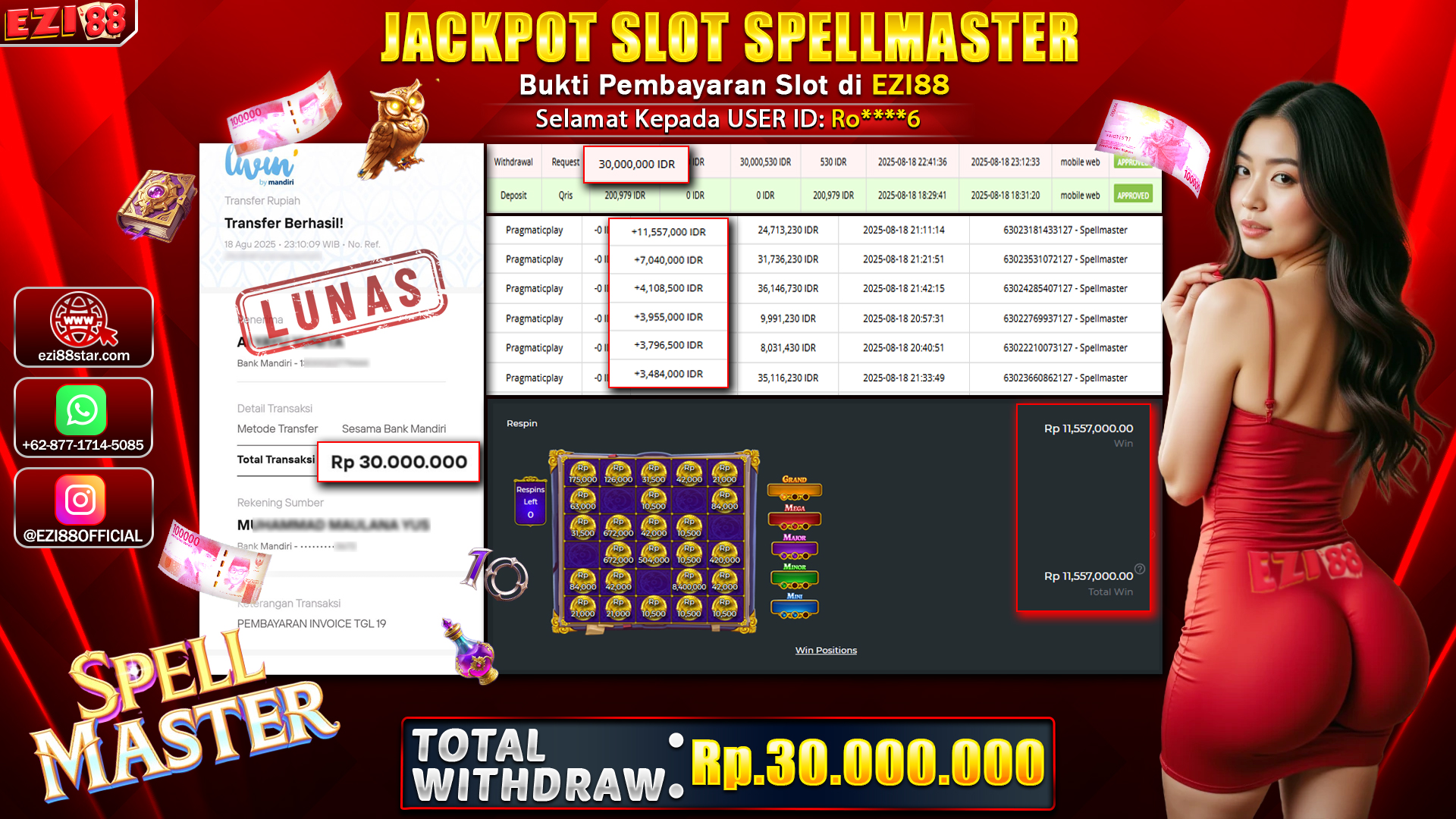 JACKPOT SLOT SPELLMASTER