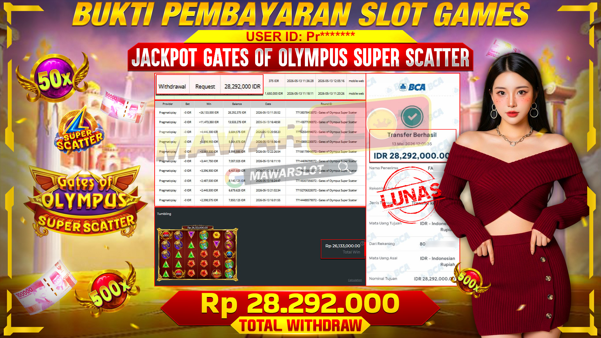 Petir Zeus Turun Lagi! Gates of Olympus Super Scatter Siap Mengguncang Kemenanganmu!