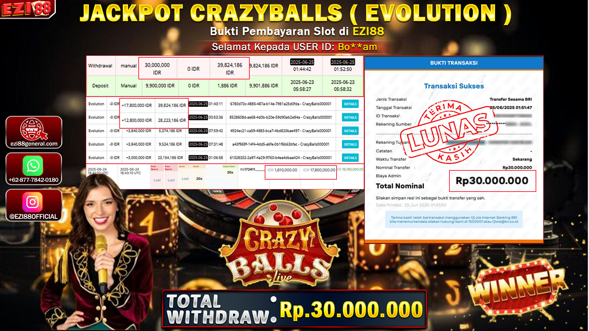 JACKPOT CRAZYBALLS ( EVOLUTION )