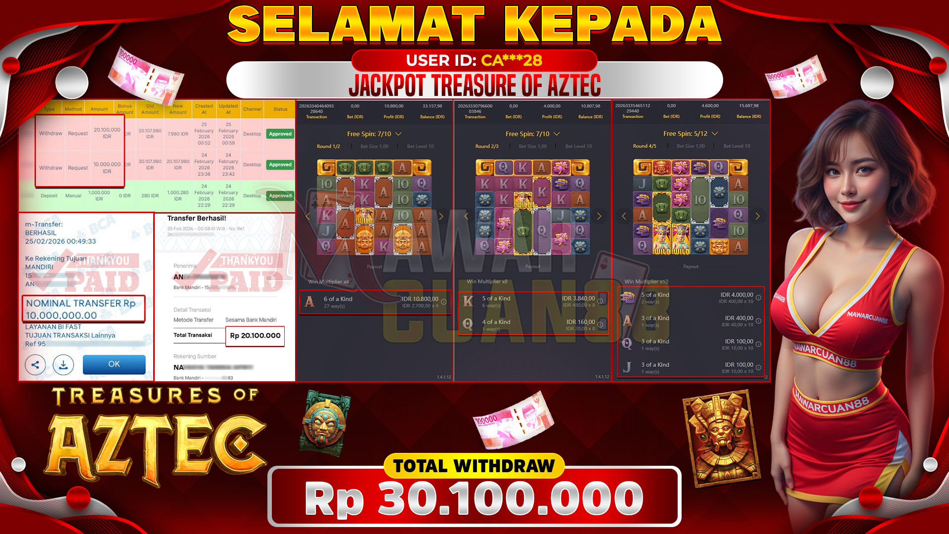 JACKPOT TREASURE OF AZTEC PG SOFT