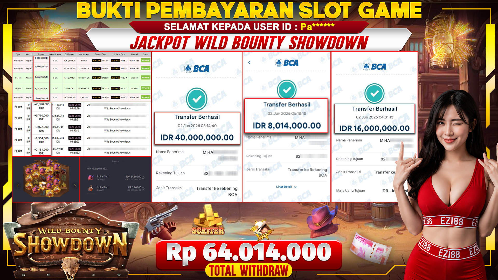 JACKPOT WILD BOUNTY SHOWDOWN