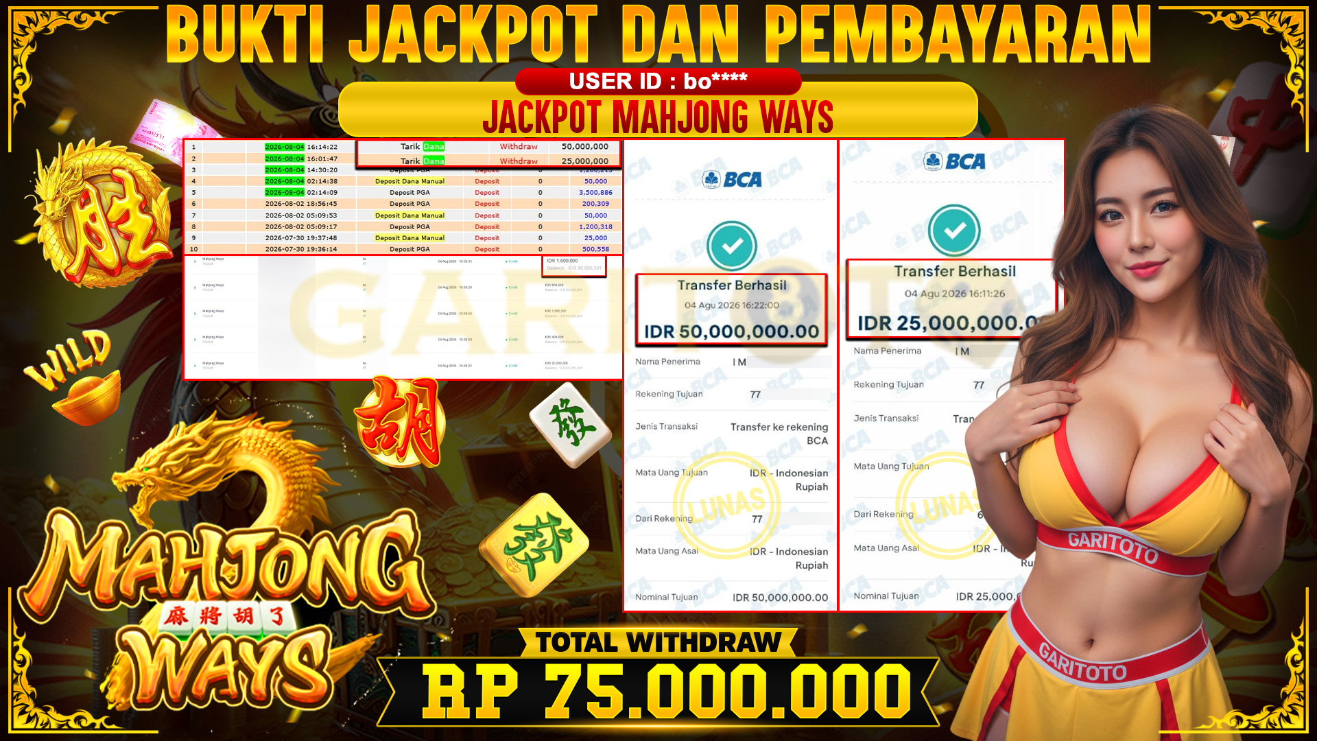 JACKPOT MAHJONG WAYS 