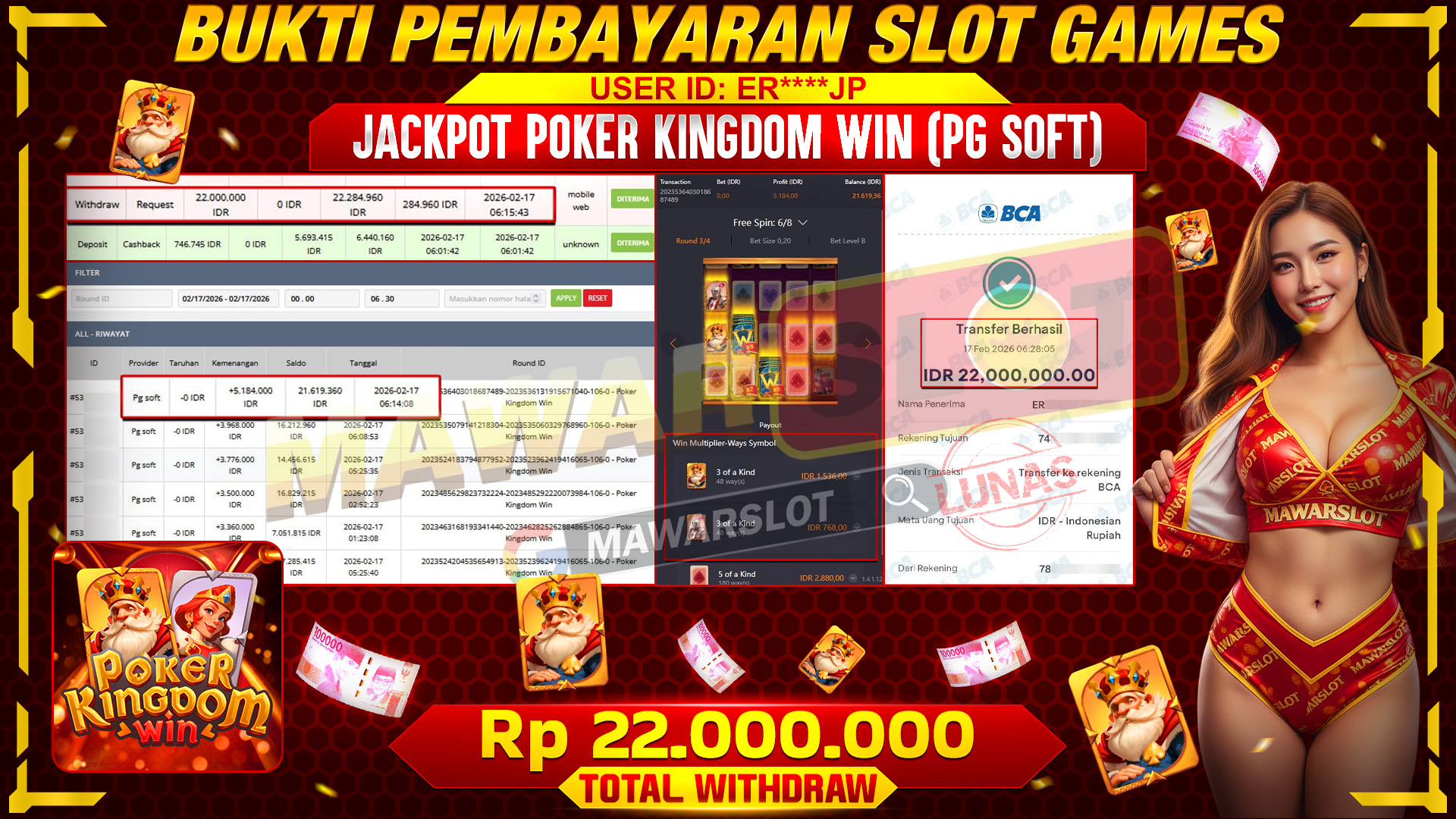 Sekali Main Langsung Tajir di Poker Kingdom Win!